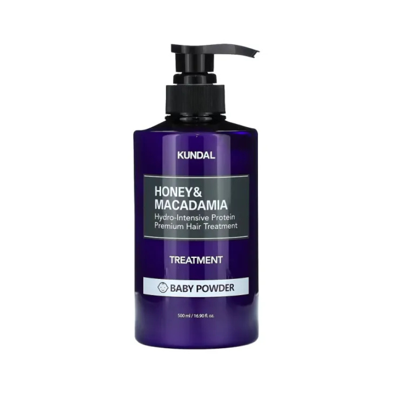 KUNDAL Honey & Macadamia Protein Treatment Baby Powder Hair Mask 500ml