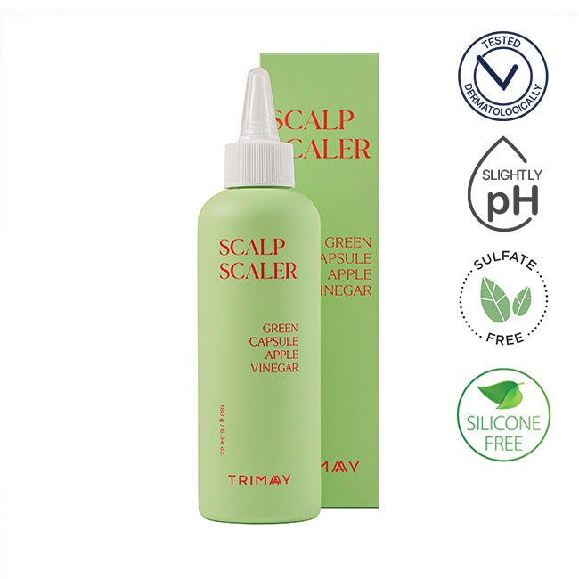 TRIMAY Green Capsule Apple Vinegar Scalp Scaler
