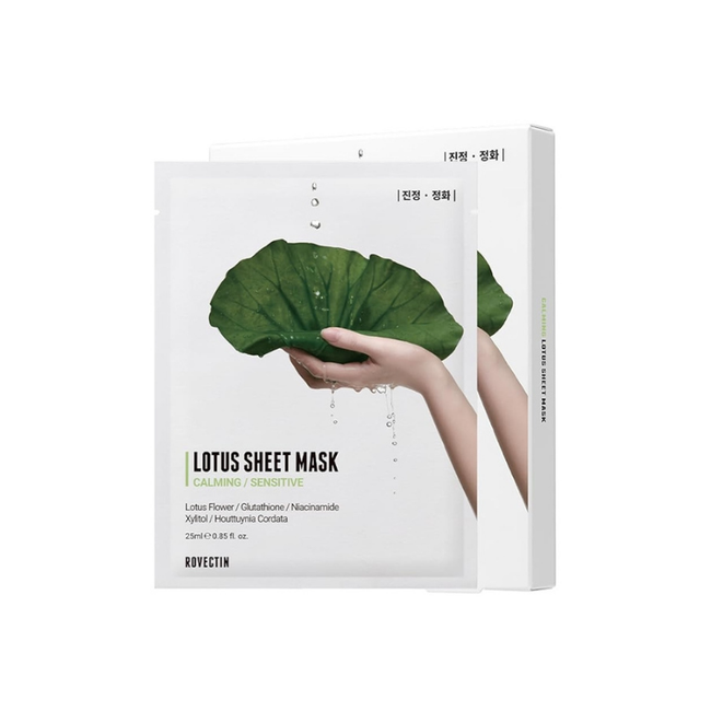 ROVECTIN  Clean Lotus Water Calming Sheet Mask