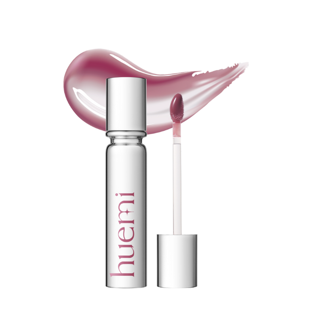 HUEMI Melting Glaze Lip Gloss- 02 VEILED MOUVE