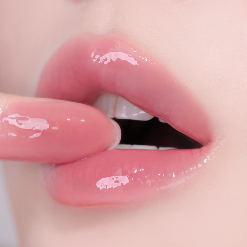 HUEMI Melting Glaze Lip Gloss- 02 VEILED MOUVE