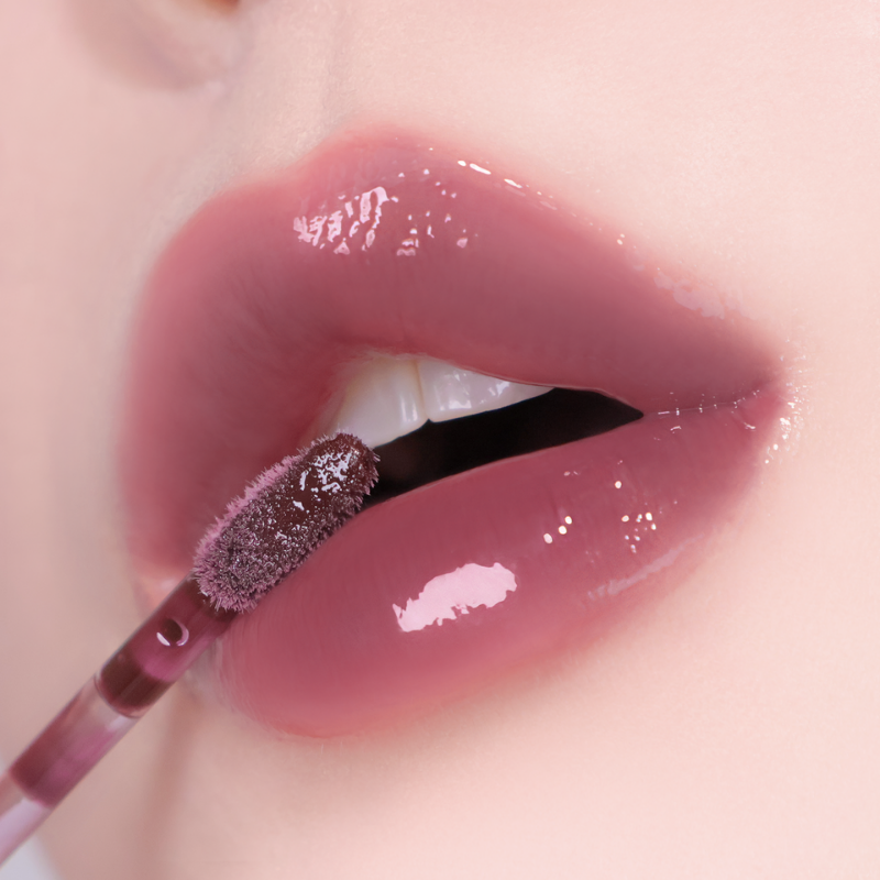 HUEMI Melting Glaze Lip Gloss- 03 ON GLAM