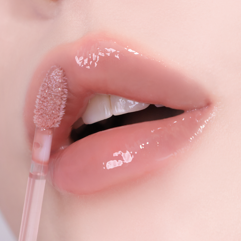 HUEMI Melting Glaze Lip Gloss- 06 SEPIA HAZE