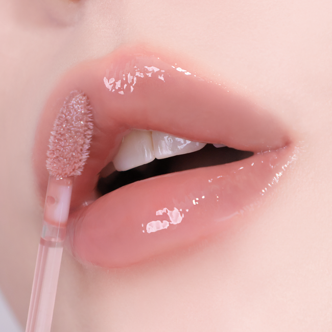 HUEMI Melting Glaze Lip Gloss- 06 SEPIA HAZE