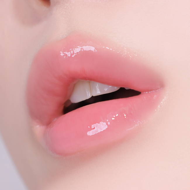 HUEMI Melting Glaze Lip Gloss- 01 ROSY NUDE