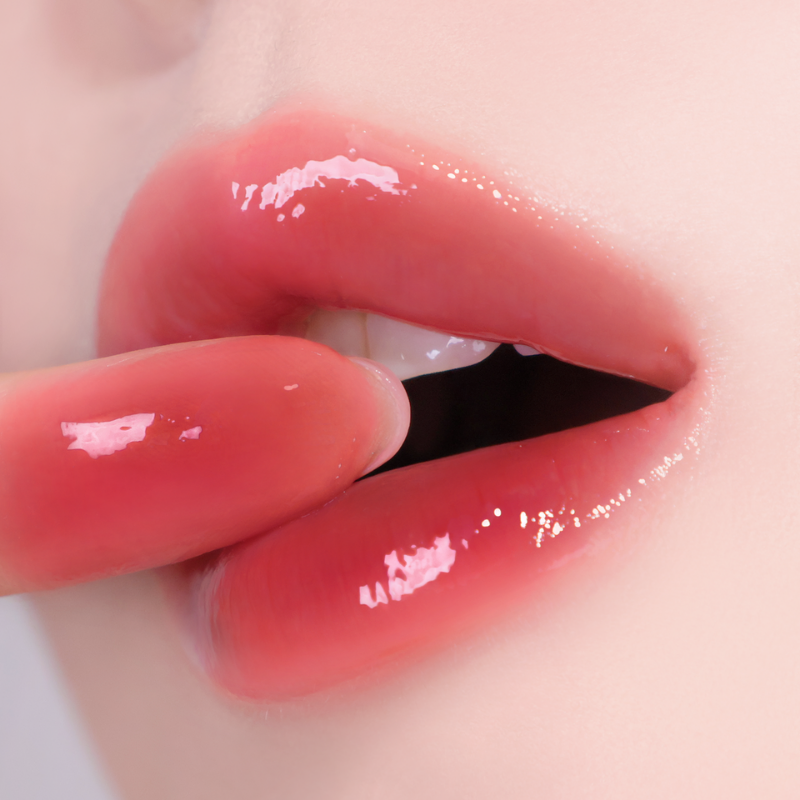 HUEMI Melting Glaze Lip Gloss- 05 SCARLET KISS