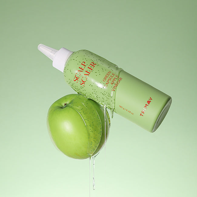TRIMAY Green Capsule Apple Vinegar Scalp Scaler