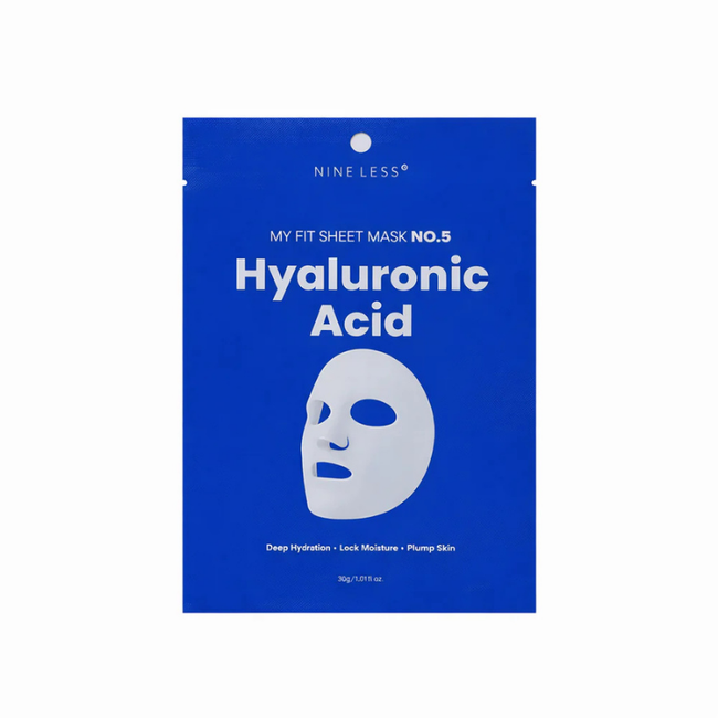 NINE LESS My Fit Sheet Mask No 5 Hyaluronic Acid