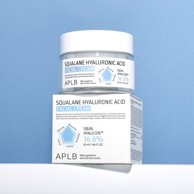 APLB Squalane Hyaluronic Acid Facial Cream