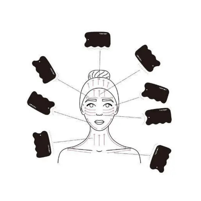 TRIMAY Wide Wave Face GUASHA