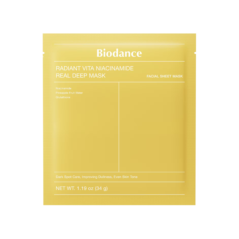 BIODANCE Radiant Vita Niacinamide Real deep Mask
