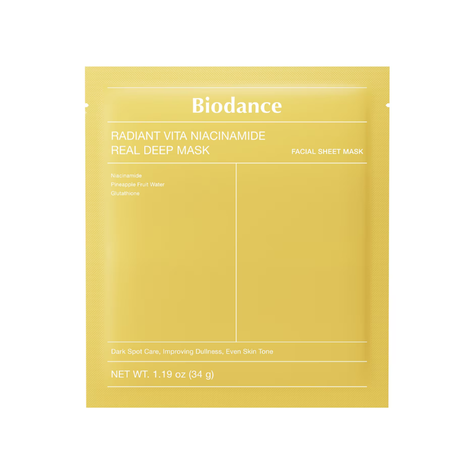 BIODANCE Radiant Vita Niacinamide Real deep Mask