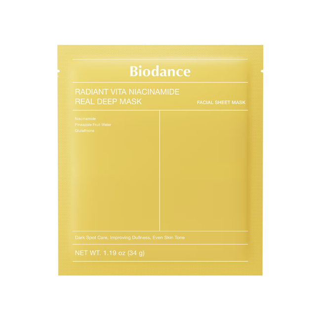 BIODANCE Radiant Vita Niacinamide Real deep Mask