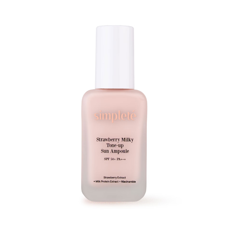 SIMPLETÉ Strawberry Milky Tone-Up Sun Ampoule 30 ml