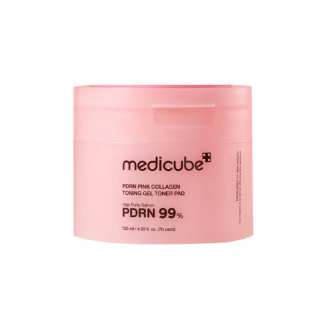 MEDICUBE PDRN Pink Collagen Toning Gel Toner Pad