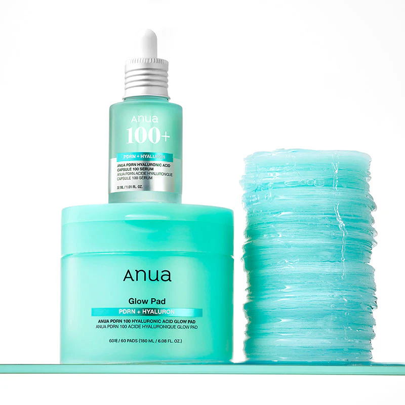 ANUA PDRN 100 Hyaluronic Acid Glow Pad
