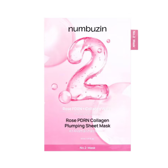NUMBUZIN Rose PDRN Collagen Plumping Sheet Mask