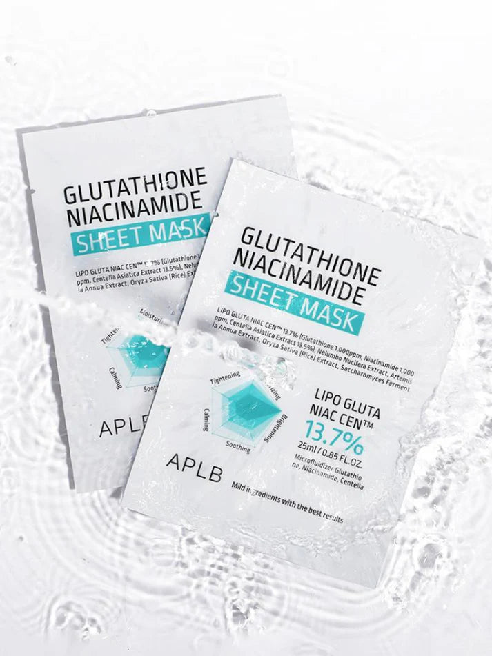 APLB Glutathione Niacinamide Sheet Mask