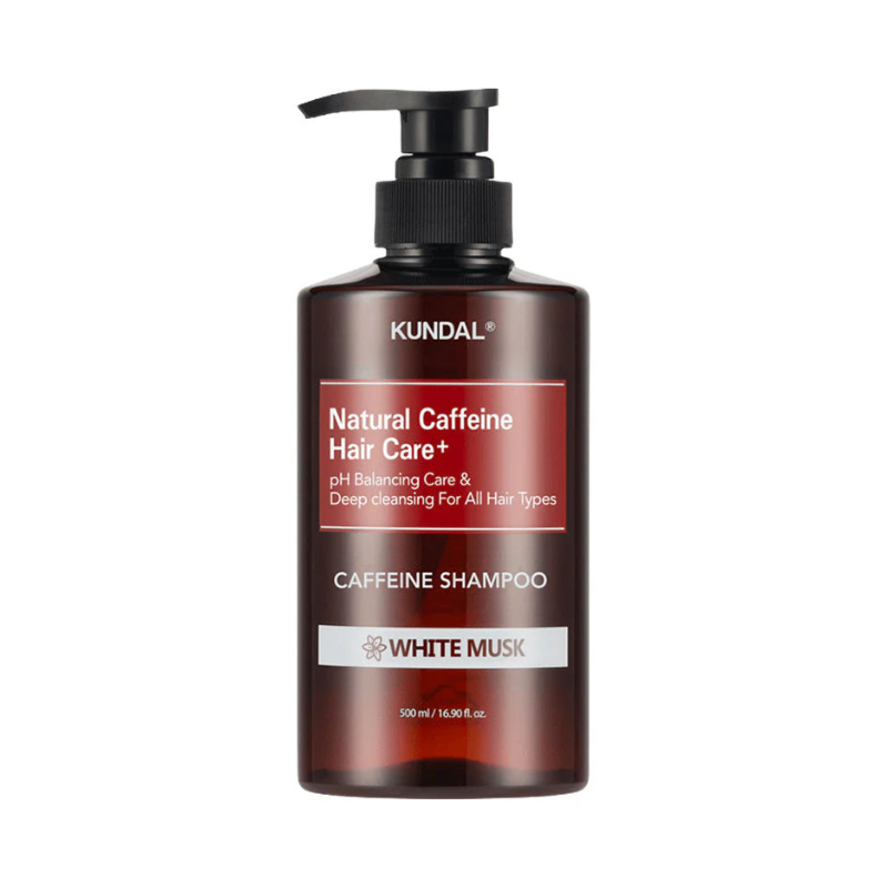 KUNDAL Natural Caffeine Hair Care White Musk Shampoo 500ml