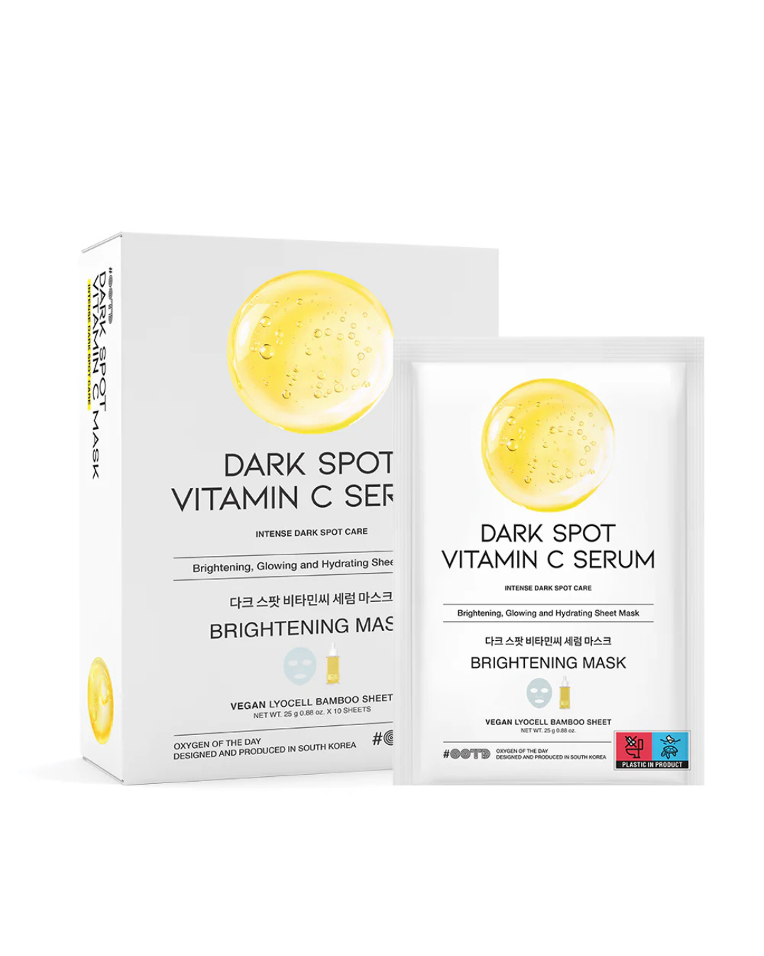 OOTD Dark Spot Vitamin C Serum Mask 1 pcs