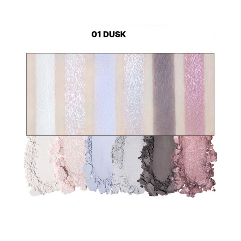 HUEMI Spot -On Pigment Eye Palette- 01 DUSK