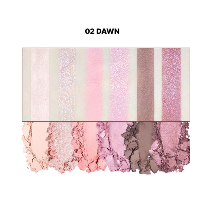 HUEMI Spot- On Pigment Eye Palette- 02 DAWN