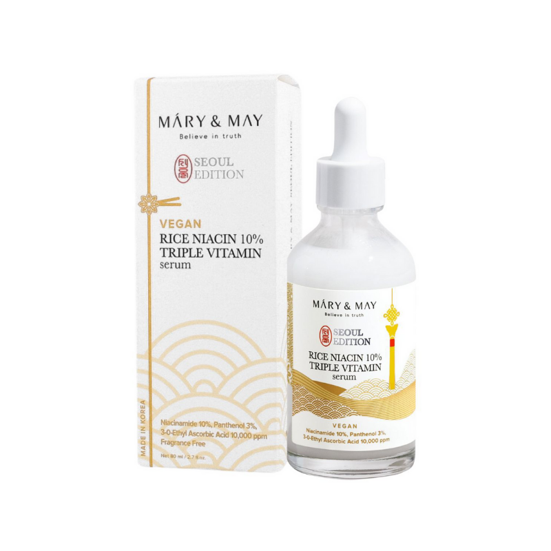 MARY&MAY Rice Niacin 10%- Triple Vitamin Serum