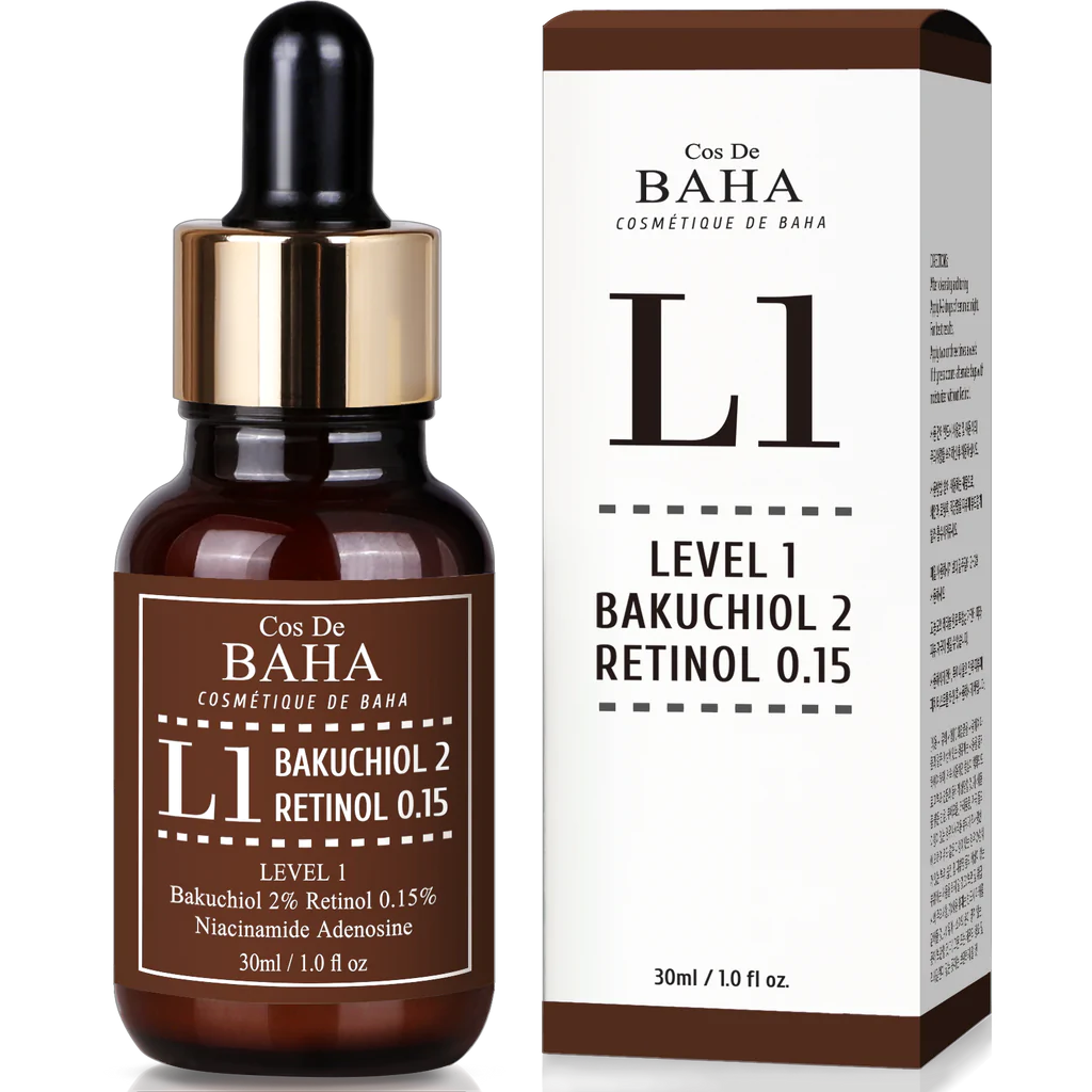 Revitalisez votre peau grâce à COS DE BAHA Bakuchiol 2% + Retinol 0.5% Serum