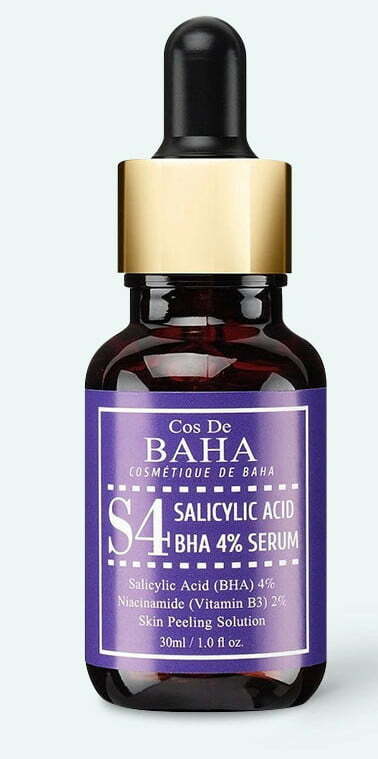 Revitalisez votre peau grâce à COS DE BAHA S4 salicylic acid BHA serum 4%