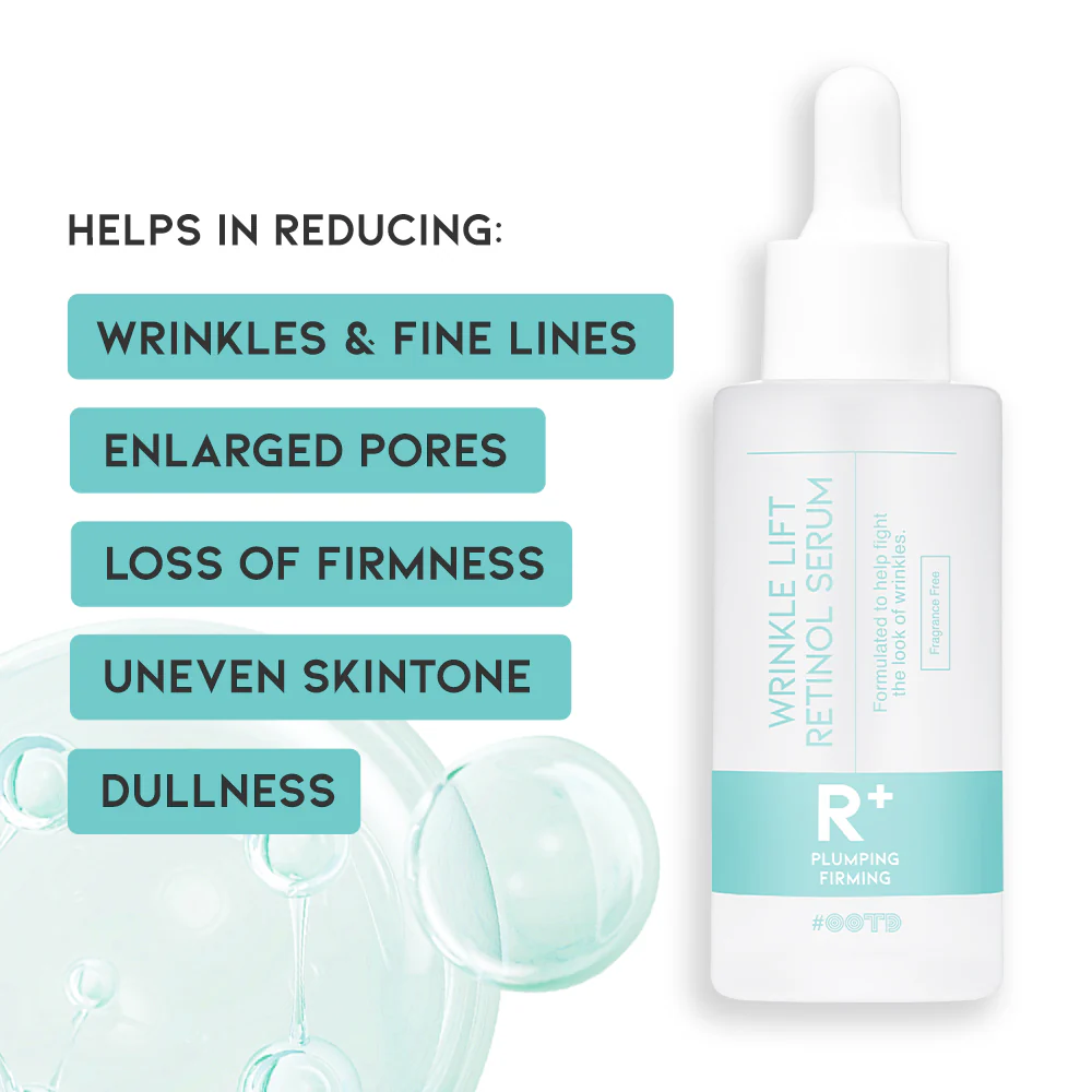 Revitalisez votre peau grâce à #OOTD Wrinkle Lift Retinol Serum R+