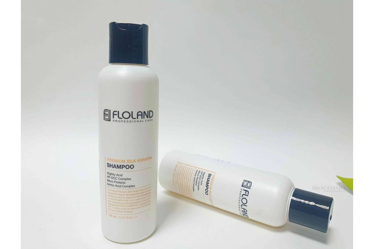 Revitalisez votre peau grâce à FLOLAND Premium Silk Keratin Shampoo 150ml