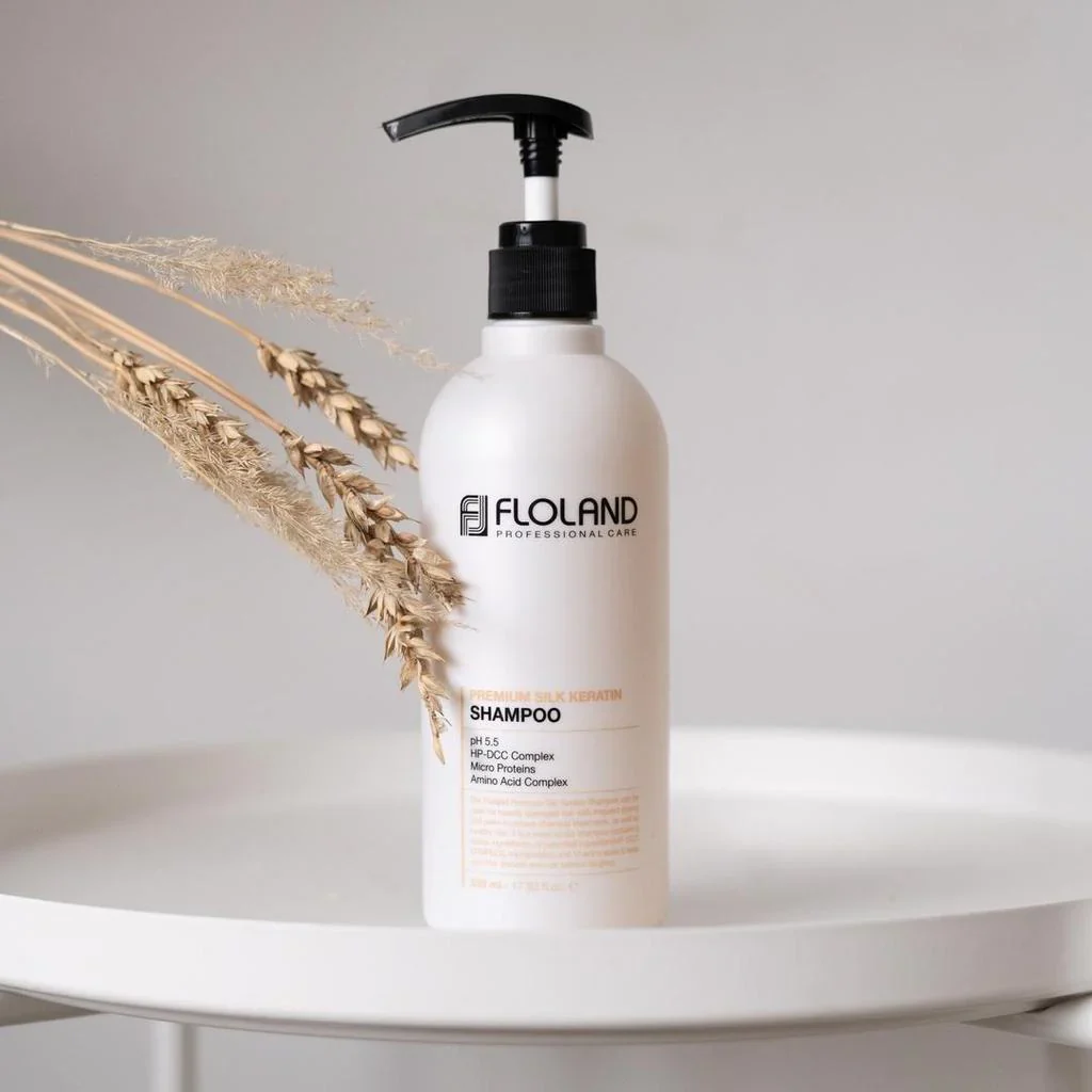 Revitalisez votre peau grâce à FLOLAND  Premium Silk Keratin Shampoo 530ml