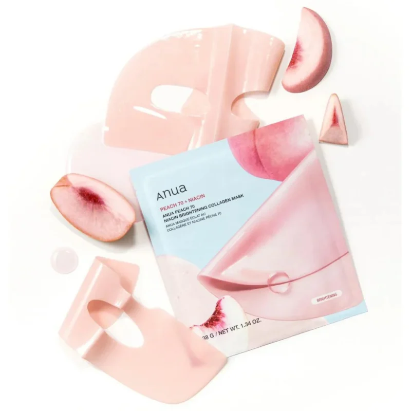 ANUA Peach 70 Niacin Brightening Collagen Mask – Image 3