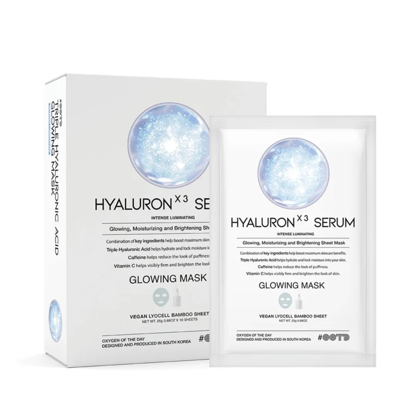 Revitalisez votre peau grâce à OOTD  Hyaluron X3 Serum Glowing Mask