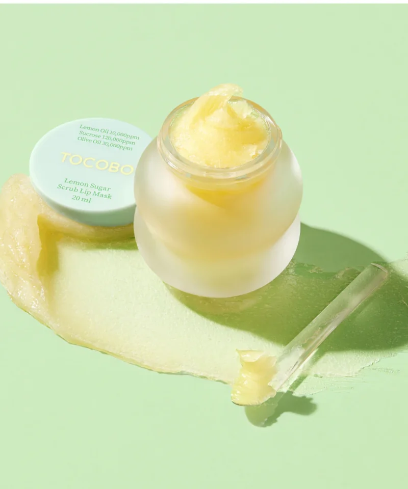 TOCOBO Lemon Sugar Lip Scrub Mask – Image 5